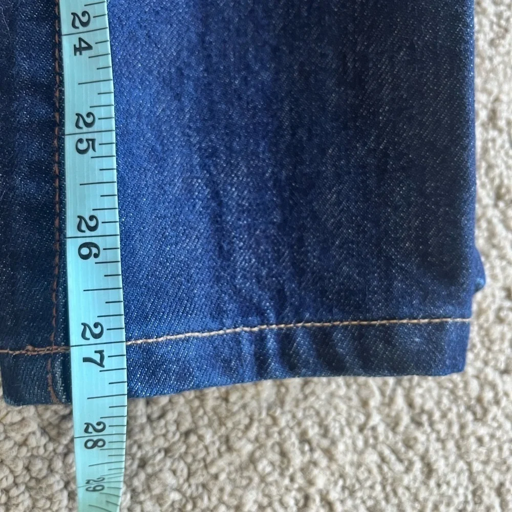 Guess straight leg jeans 100% cotton dark wash - Picture 7 of 10